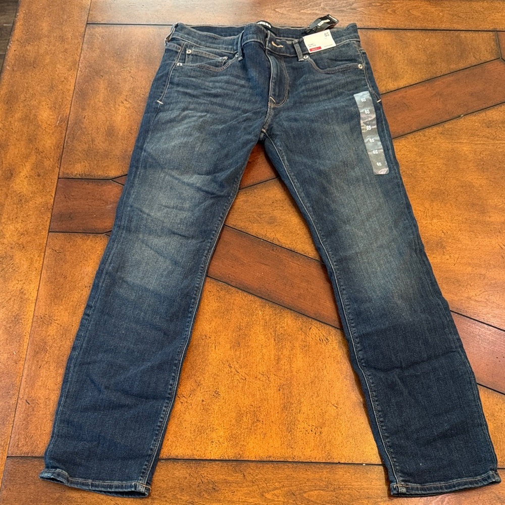 Express Dark Blue Skinny Jeans